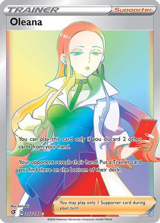 Oleana (Secret) (/192) Holofoil [SWSH: Rebel Clash] Pokemon Single Pokémon