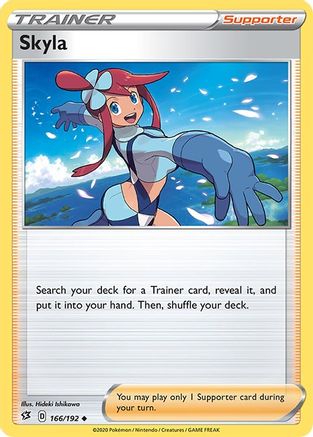 Skyla (166/192) [SWSH: Rebel Clash] Pokemon Single Pokémon