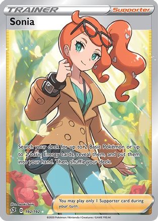 Sonia (Full Art) 192/192 Holofoil [SWSH: Rebel Clash] Pokemon Single Pokémon