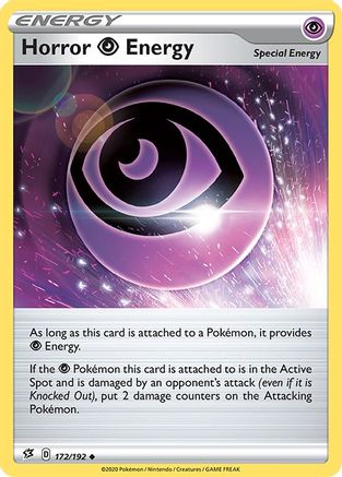 Horror P Energy (172/192) Reverse Holofoil [SWSH: Rebel Clash] Pokemon Single Pokémon