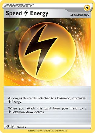 Speed L Energy (173/192) Reverse Holofoil [SWSH: Rebel Clash] Pokemon Single Pokémon