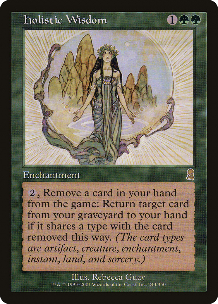 Holistic Wisdom (ODY-243) [Odyssey] MTG Single Wizards of the Coast