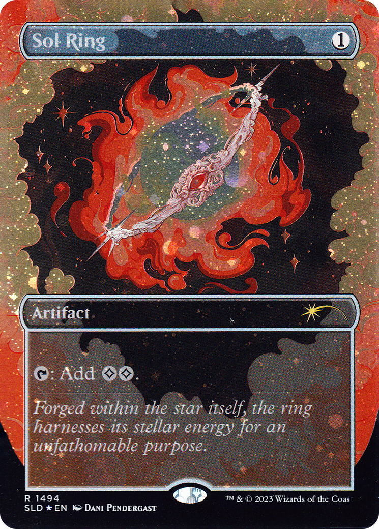 Sol Ring (SLD-1494★) [Secret Lair] Drop (Borderless) Foil MTG Single Wizards of the Coast