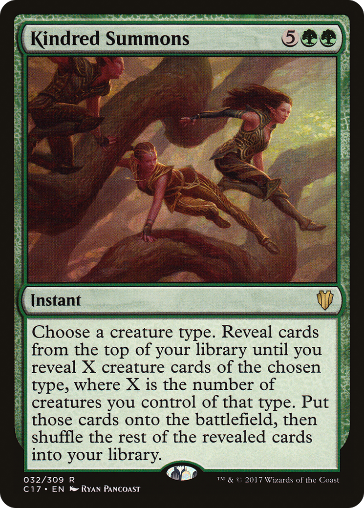 Kindred Summons (C17-032) [Commander 2017] MTG Single Wizards of the Coast