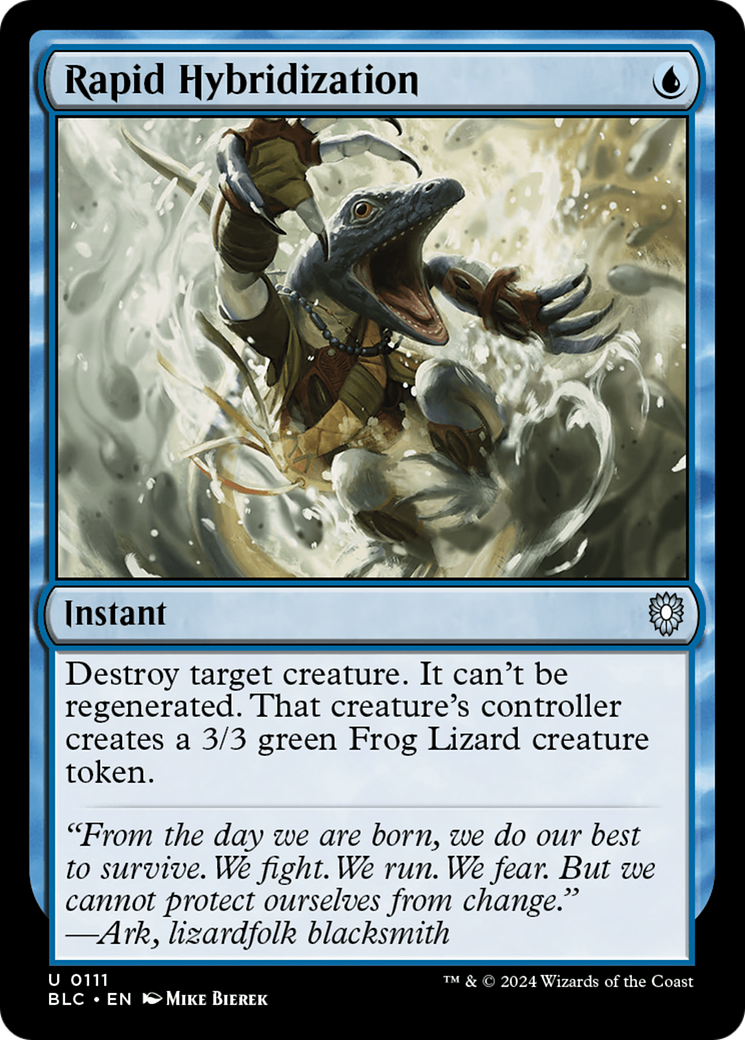 Rapid Hybridization (BLC-111) [Bloomburrow Commander] MTG Single Wizards of the Coast