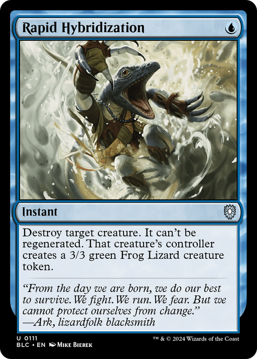Rapid Hybridization (BLC-111) [Bloomburrow Commander] MTG Single Wizards of the Coast