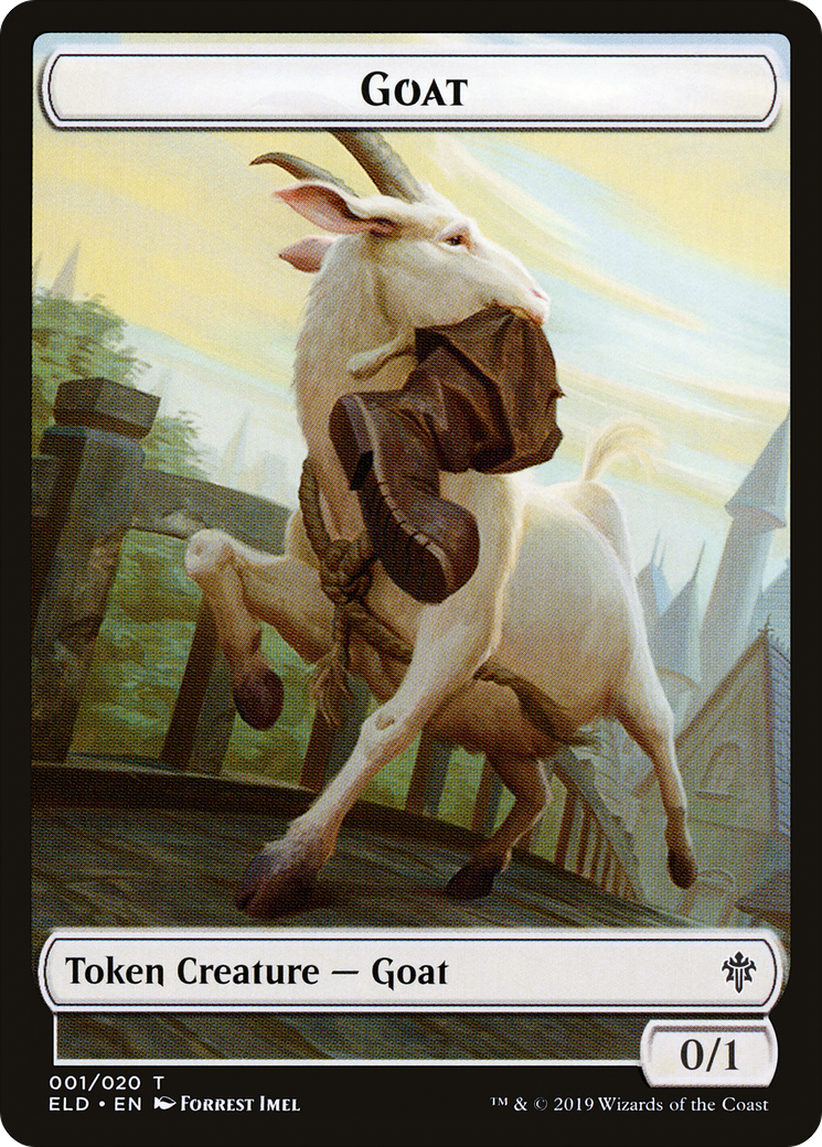 Goat (TELD-001) [Tokens] Throne of Eldraine Tokens MTG Single Wizards of the Coast