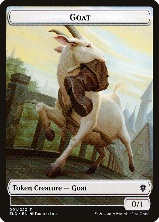 Goat (TELD-001) [Tokens] Throne of Eldraine Tokens MTG Single Wizards of the Coast