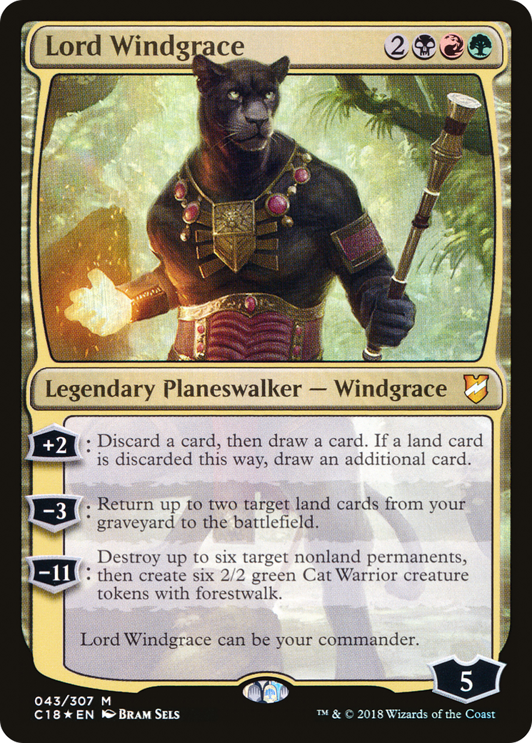 Lord Windgrace (C18-043) [Commander 2018] Foil MTG Single Wizards of the Coast