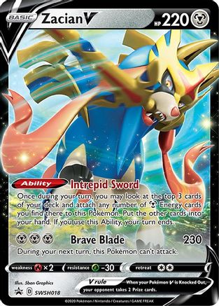 Zacian V SWSH018/307 Holofoil [Promos: SWSH Promo Cards] Pokemon Single Pokémon