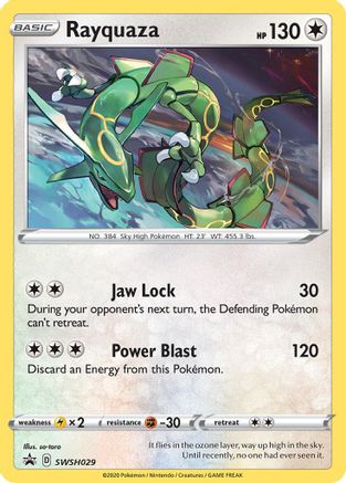 Rayquaza SWSH029/307 Holofoil [Promos: SWSH Promo Cards] Pokemon Single Pokémon