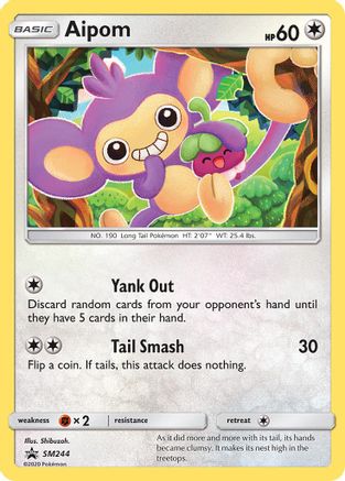 Aipom - SM244 (SM244/248) [SM: Black Star Promos] Pokemon Single Pokémon