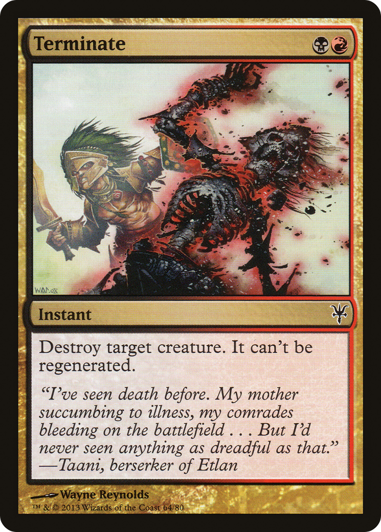 Terminate (DDK-064) [Misc] Duel Decks: Sorin vs. Tibalt MTG Single Wizards of the Coast