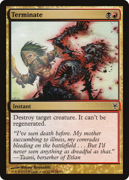 Terminate (DDK-064) [Misc] Duel Decks: Sorin vs. Tibalt MTG Single Wizards of the Coast