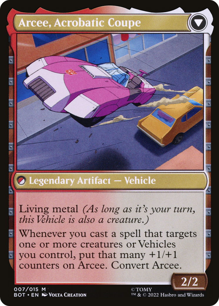 Arcee, Sharpshooter (BOT-007) [Transformers] Foil MTG Single Wizards of the Coast