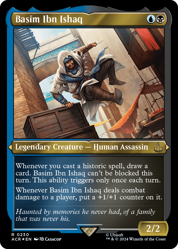 Basim Ibn Ishaq (ACR-230) [Assassin's Creed] Etched Foil MTG Single Wizards of the Coast