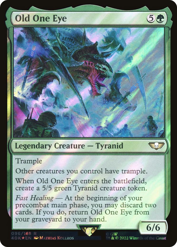Old One Eye (40K-96★) [Warhammer 40,000 Commander] Foil MTG Single Wizards of the Coast