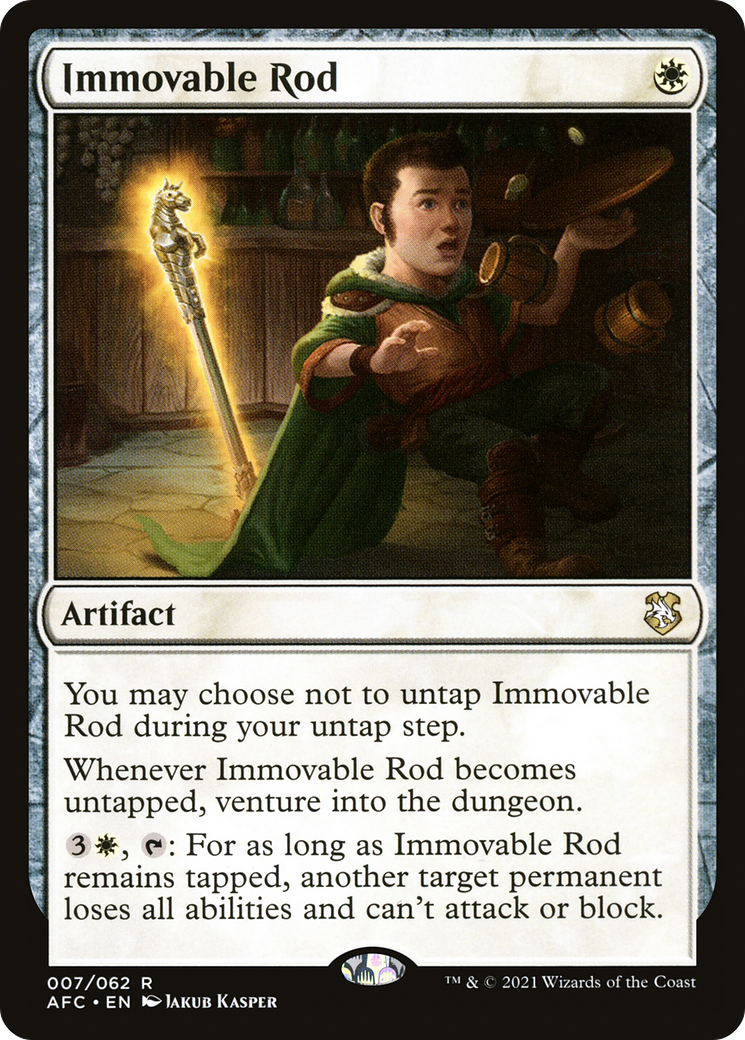 Immovable Rod (AFC-007) [Forgotten Realms Commander] MTG Single Wizards of the Coast