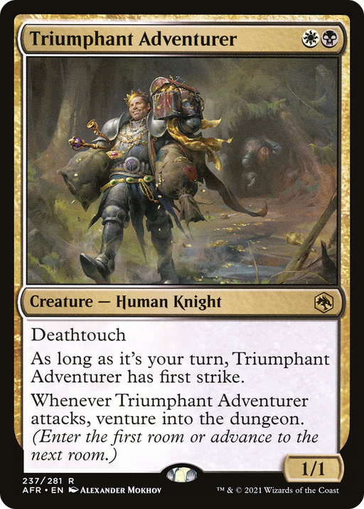 Triumphant Adventurer (AFR-237) [Adventures in the Forgotten Realms] Foil MTG Single Wizards of the Coast