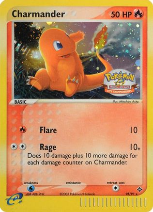 Charmander - 98/97 (City Championships) () Holofoil [Promos: League & Championship Cards] Pokemon Single Pokémon
