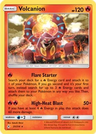 Volcanion - 25/214 () [Misc: Deck Exclusives] Pokemon Single Pokémon