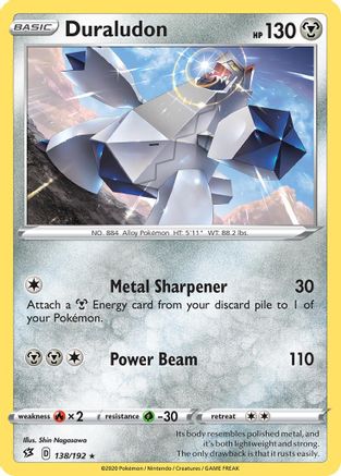 Duraludon - 138/192 (SWSH Rebel Clash) () [Misc: Deck Exclusives] Pokemon Single Pokémon