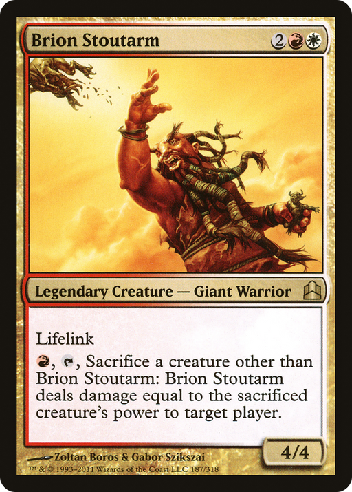 Brion Stoutarm (CMD-187) [Commander 2011] MTG Single Wizards of the Coast