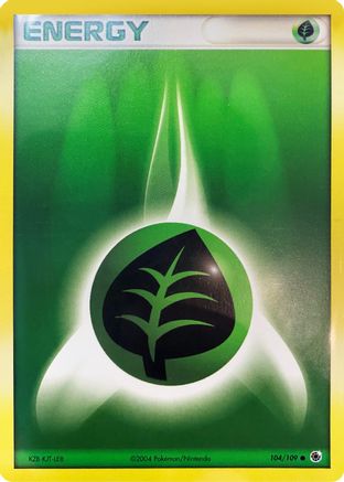Grass Energy - 104/109 (EX Hidden Legends) () [Misc: Deck Exclusives] Pokemon Single Pokémon