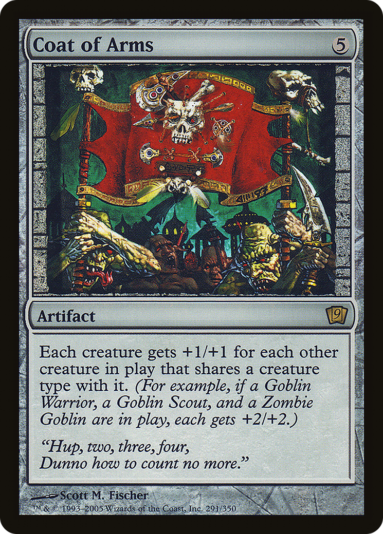 Coat of Arms (9ED-291) [9th Edition] Foil MTG Single Wizards of the Coast