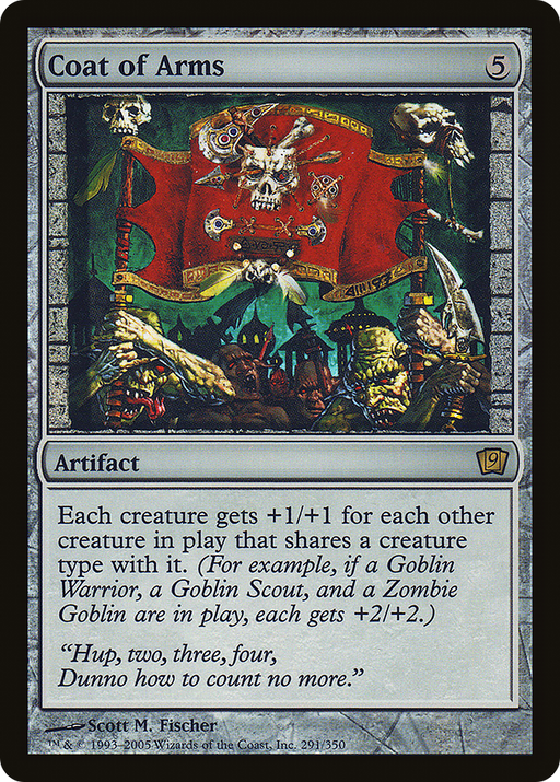 Coat of Arms (9ED-291) [9th Edition] Foil MTG Single Wizards of the Coast