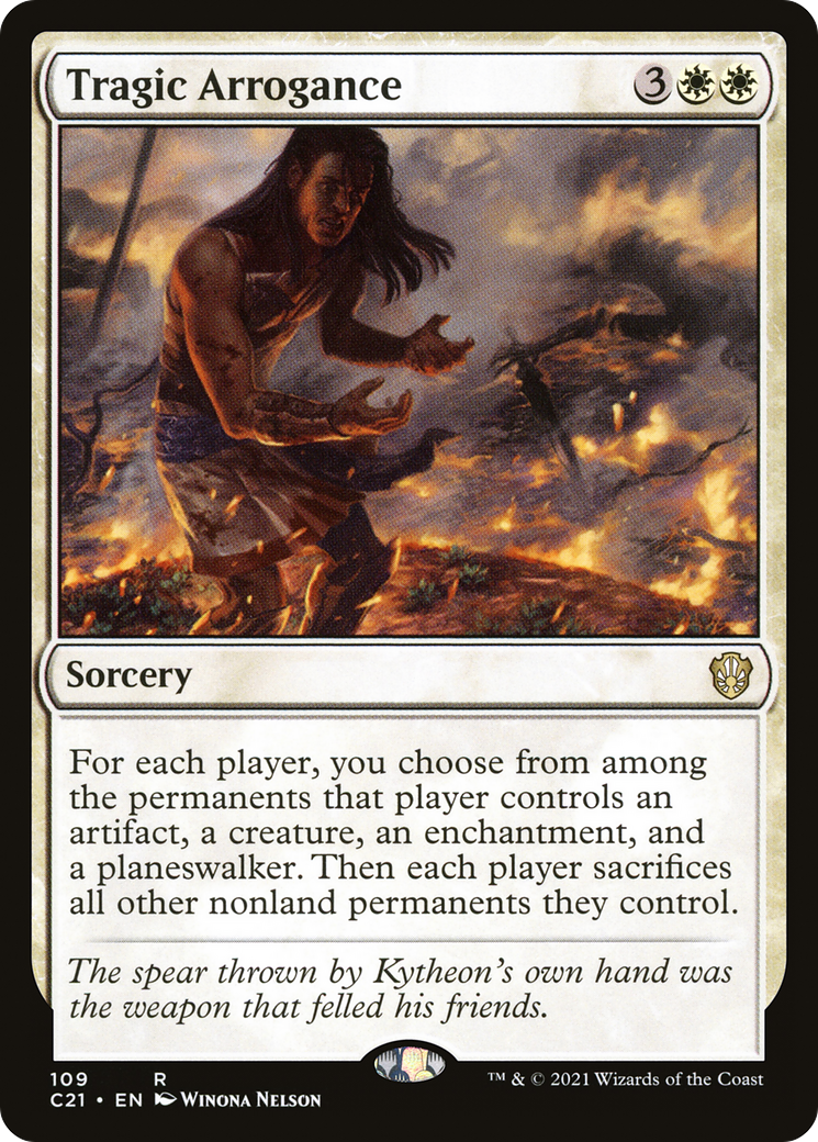 Tragic Arrogance (C21-109) [Commander 2021] MTG Single Wizards of the Coast
