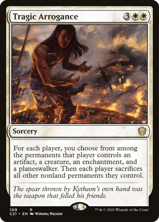 Tragic Arrogance (C21-109) [Commander 2021] MTG Single Wizards of the Coast