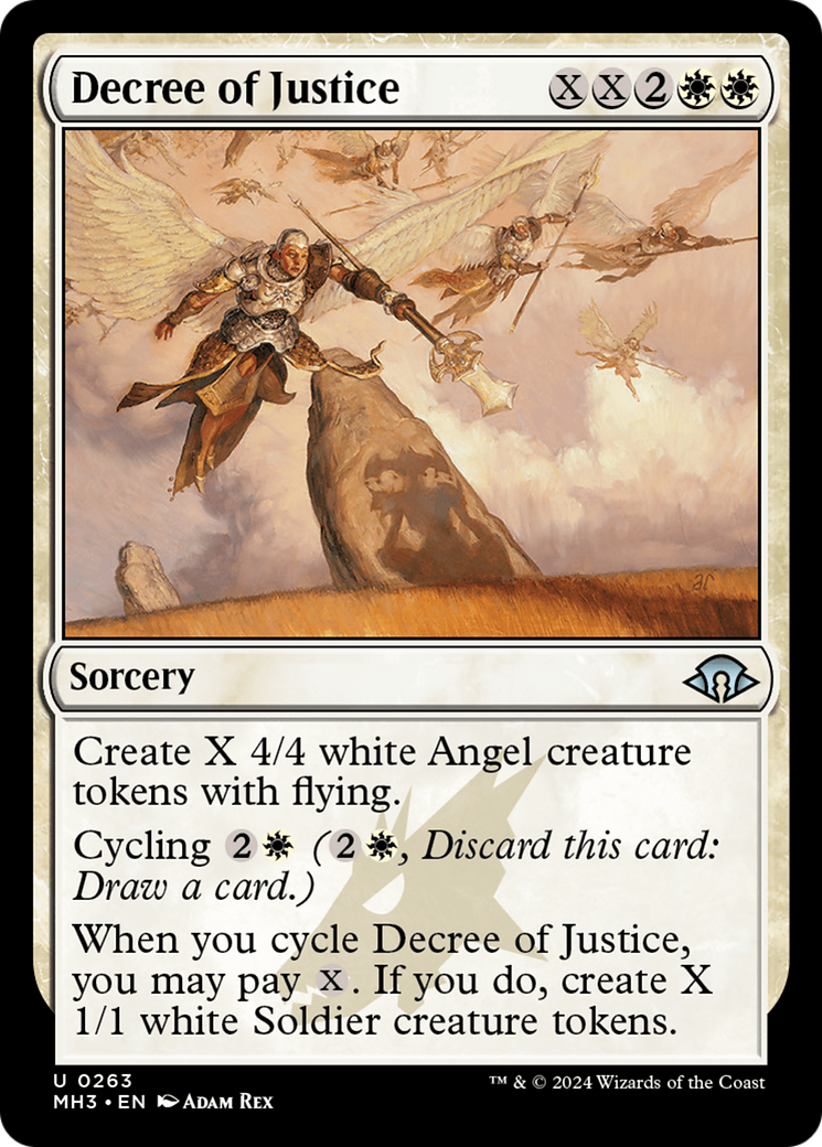 Decree of Justice (MH3-263) [Modern Horizons 3] MTG Single Wizards of the Coast