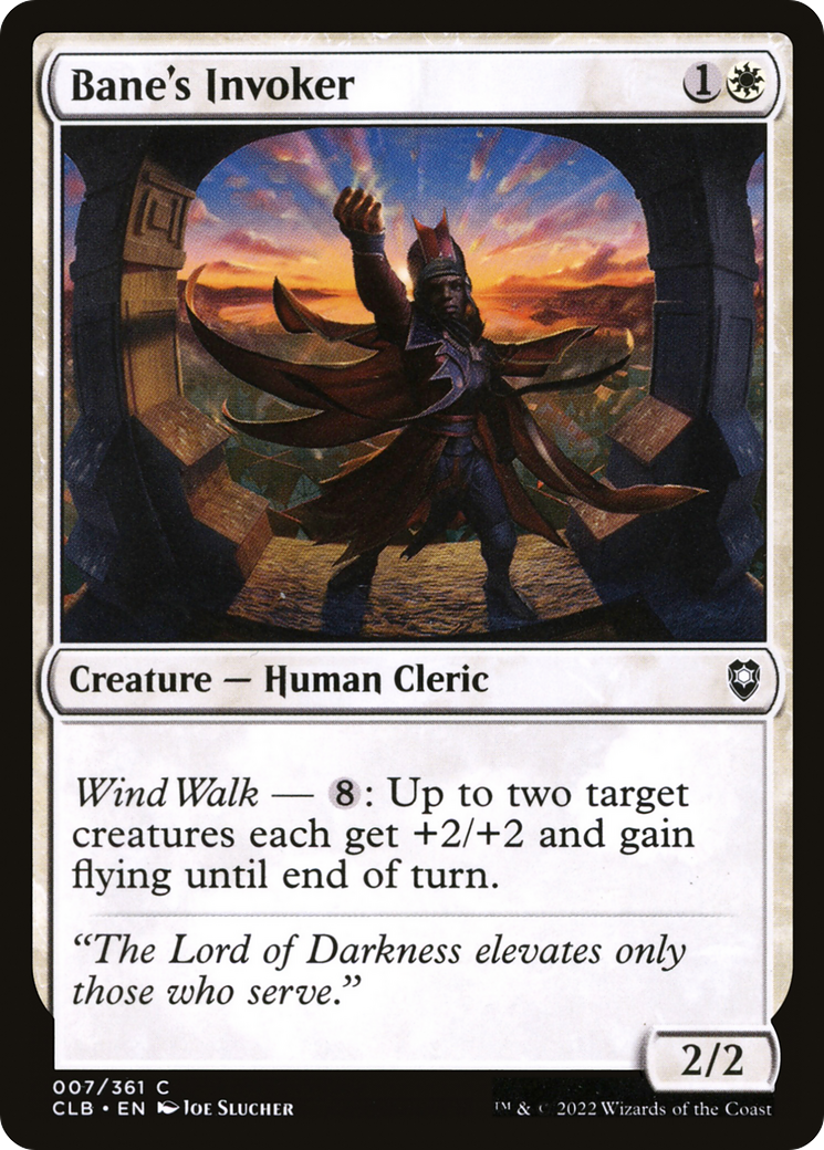 Bane's Invoker (CLB-007) [Commander Legends: Battle for Baldur's Gate] MTG Single Wizards of the Coast
