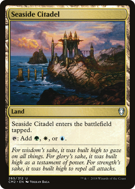 Seaside Citadel (CM2-265) [Commander Anthology Volume II] MTG Single Wizards of the Coast