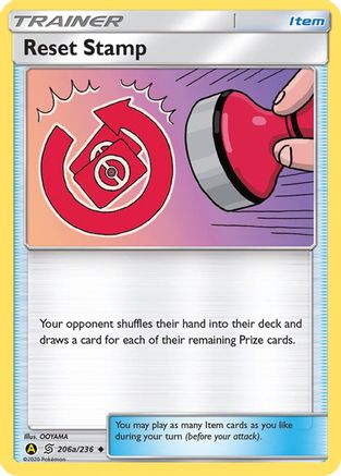 Reset Stamp - 206a/236 (206a/236) [Promos: Alternate Art Promos] Pokemon Single Pokémon