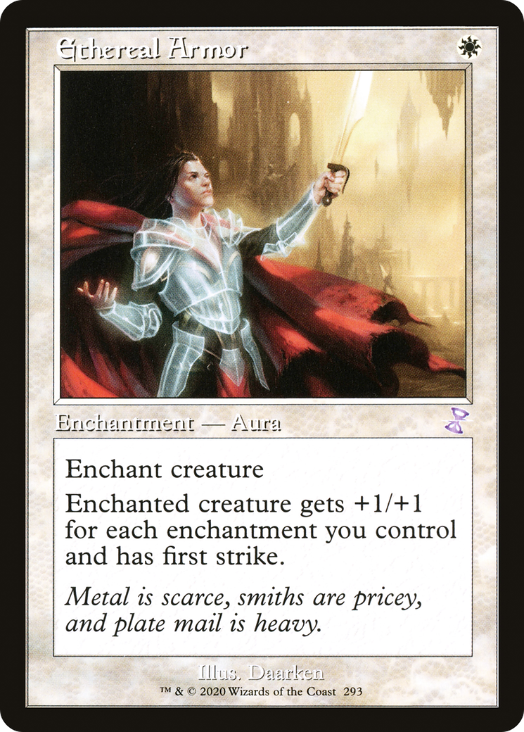 Ethereal Armor (TSR-293) [Time Spiral Remastered] Foil MTG Single Wizards of the Coast