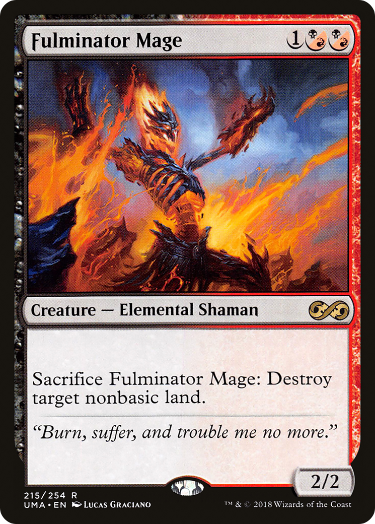Fulminator Mage (UMA-215) [Ultimate Masters] MTG Single Wizards of the Coast