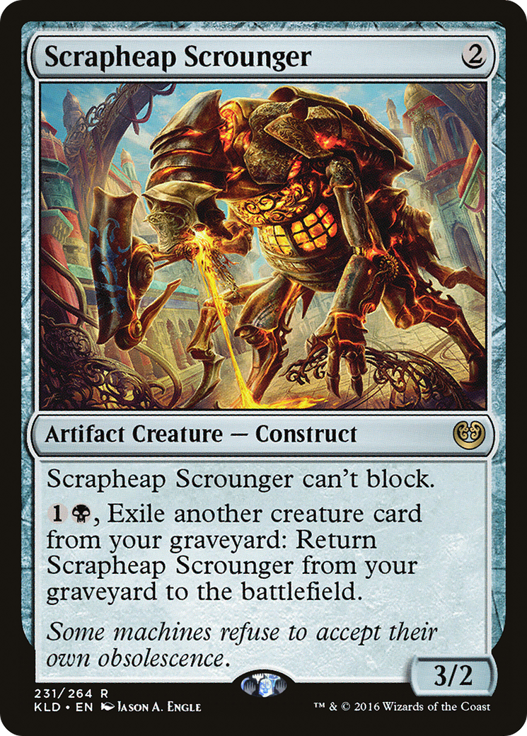 Scrapheap Scrounger (KLD-231) [Kaladesh] Foil MTG Single Wizards of the Coast