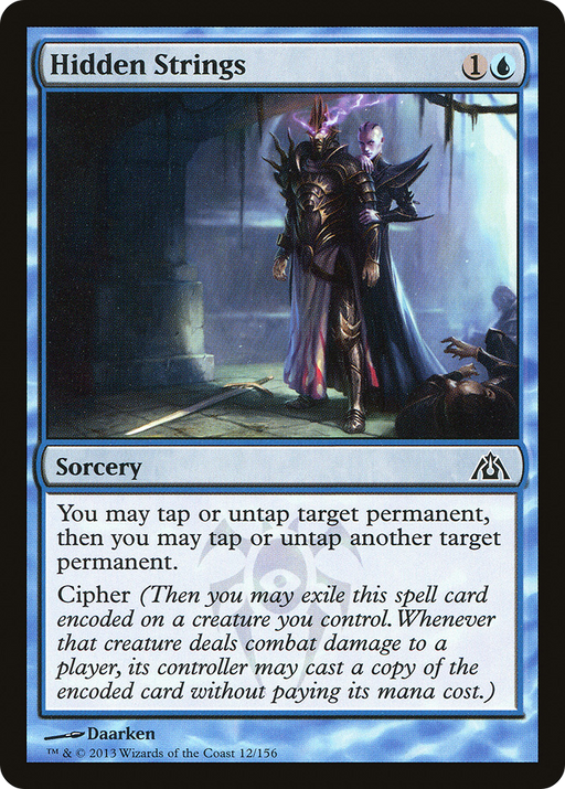 Hidden Strings (DGM-012) [Dragon's Maze] Foil MTG Single Wizards of the Coast