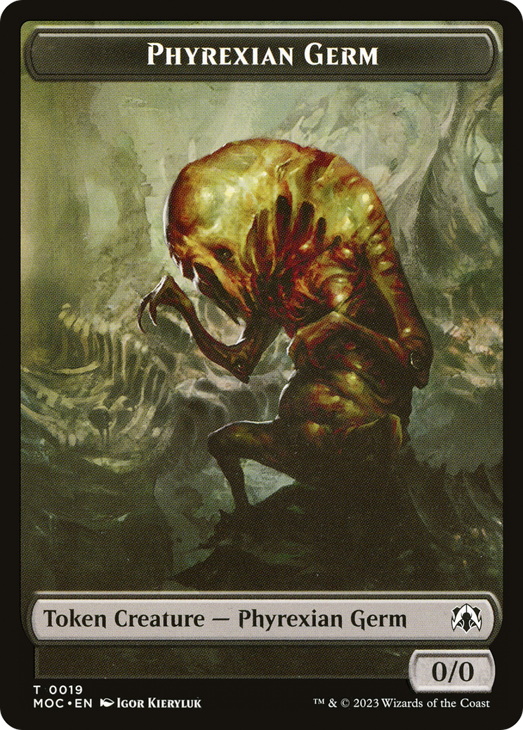 Phyrexian Germ (TMOC-019) [Tokens] March of the Machine Commander Tokens MTG Single Wizards of the Coast