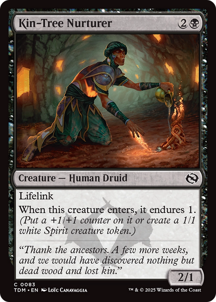 Kin-Tree Nurturer (TDM-083) [Tarkir: Dragonstorm] MTG Single Wizards of the Coast