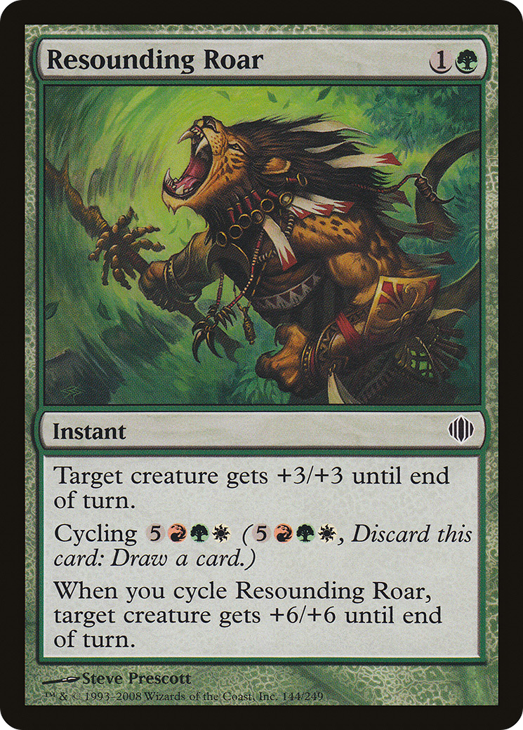 Resounding Roar (ALA-144) [Shards of Alara] MTG Single Wizards of the Coast