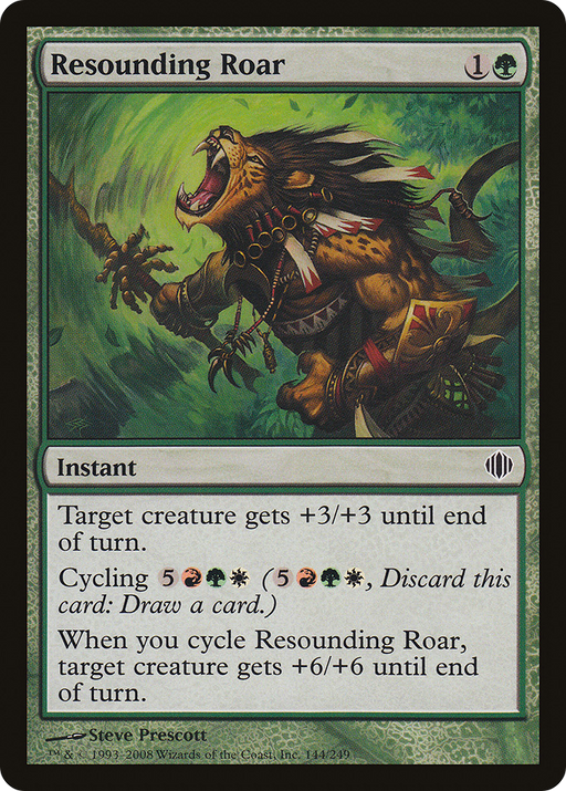 Resounding Roar (ALA-144) [Shards of Alara] MTG Single Wizards of the Coast