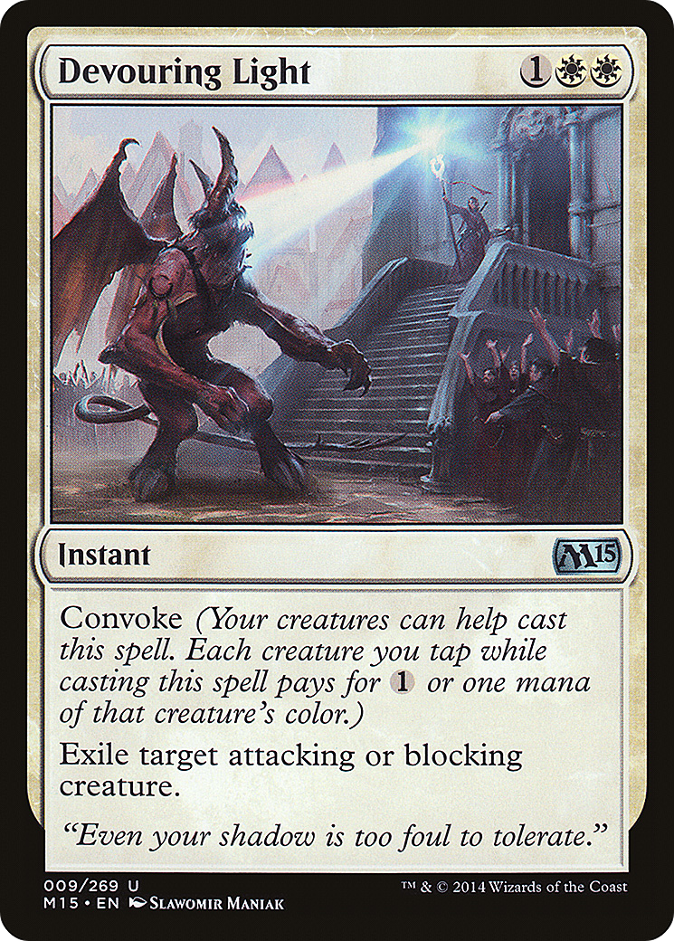 Devouring Light (M15-009) [Magic 2015] MTG Single Wizards of the Coast
