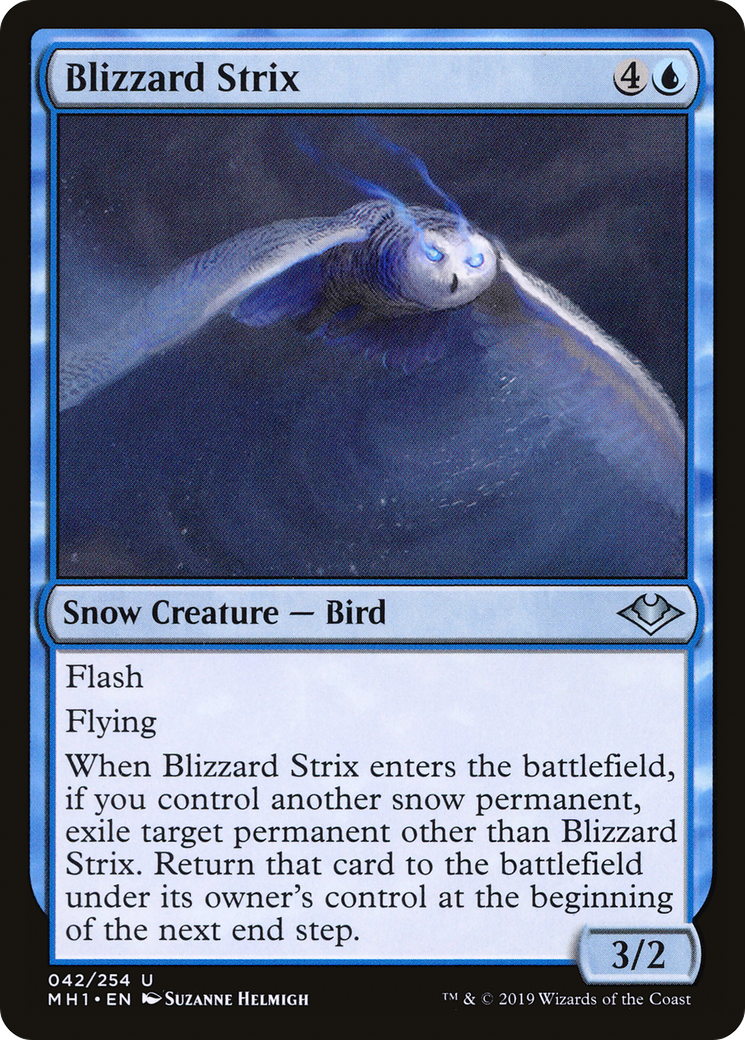 Blizzard Strix (MH1-042) [Modern Horizons] MTG Single Wizards of the Coast