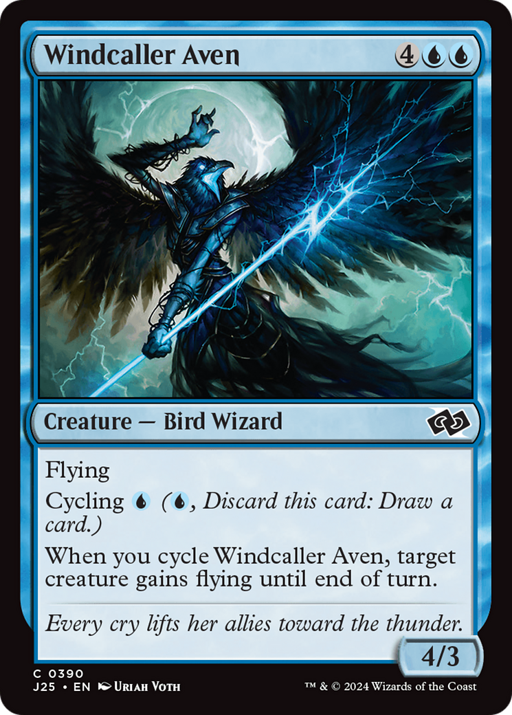 Windcaller Aven (J25-390) [Foundations Jumpstart] MTG Single Wizards of the Coast