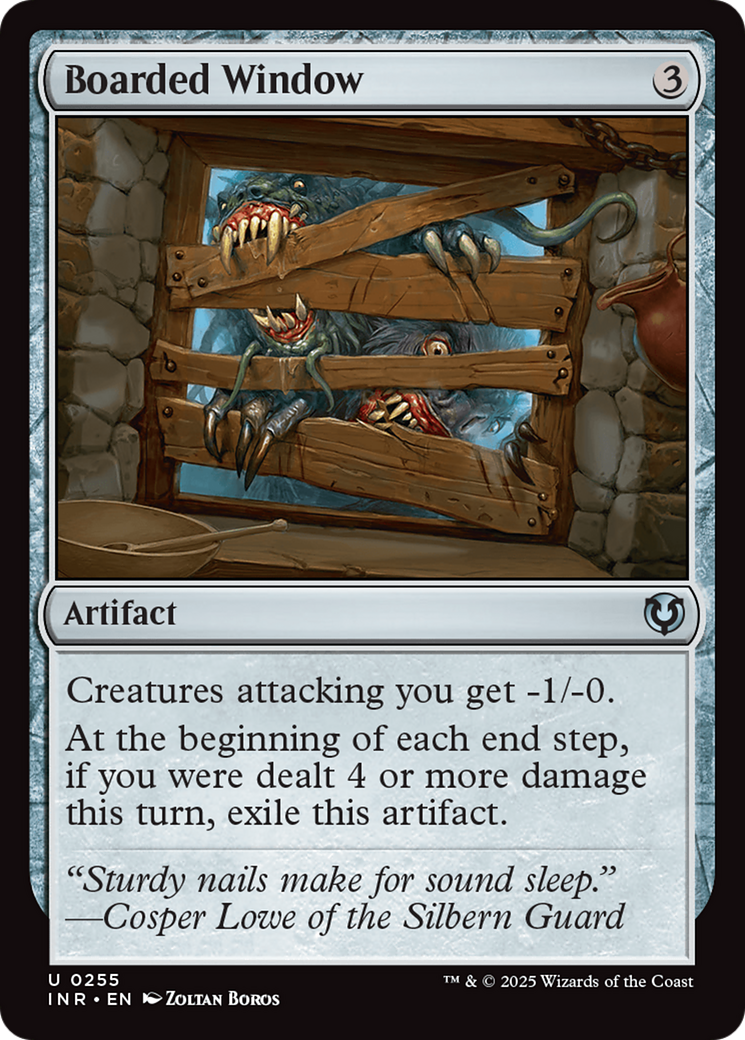 Boarded Window (INR-255) [Innistrad Remastered] Foil MTG Single Wizards of the Coast