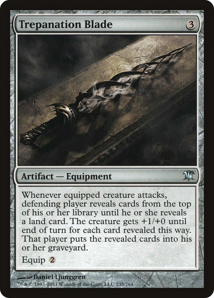 Trepanation Blade (ISD-235) [Innistrad] Foil MTG Single Wizards of the Coast