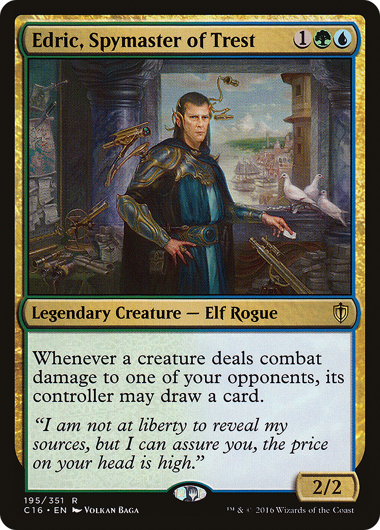 Edric, Spymaster of Trest (C16-195) [Commander 2016] MTG Single Wizards of the Coast